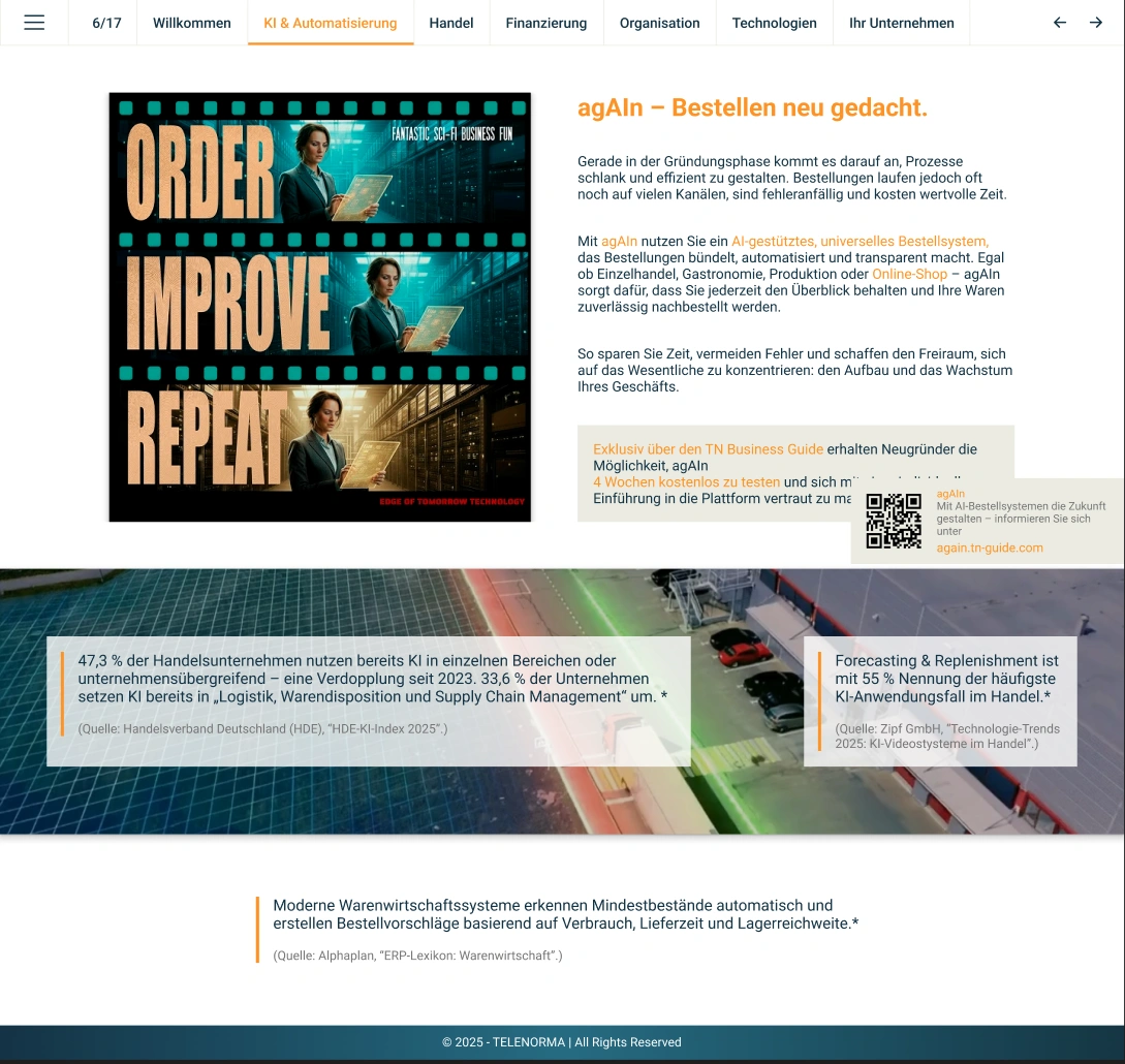 agAIn – Bestellen neu gedacht.