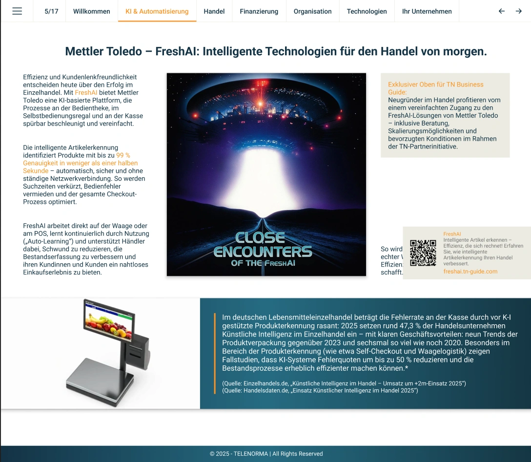 Mettler Toledo – FreshAI: Intelligente Technologien für den Handel von morgen.